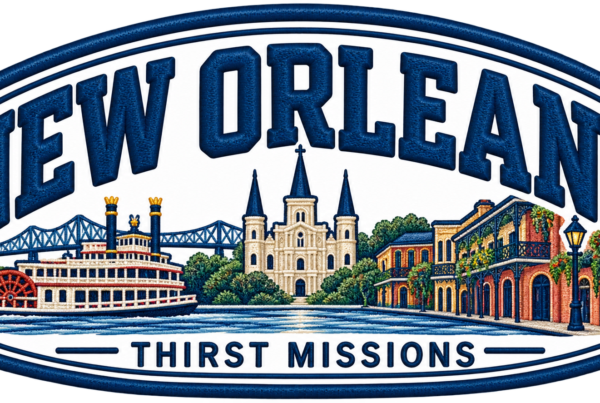 Students serving a New Orleans neighborhood during a 2027 youth mission trip